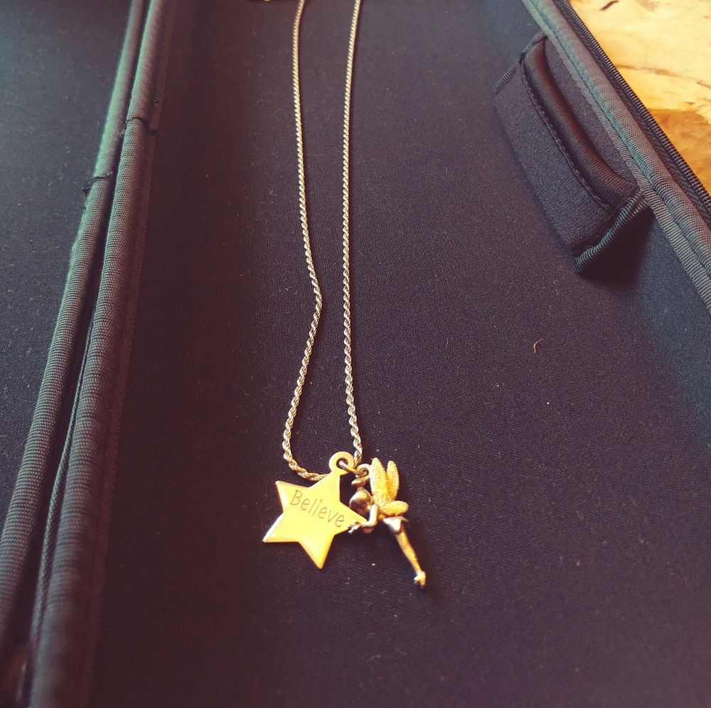Limited Edition Tinker Bell Sterling Necklace